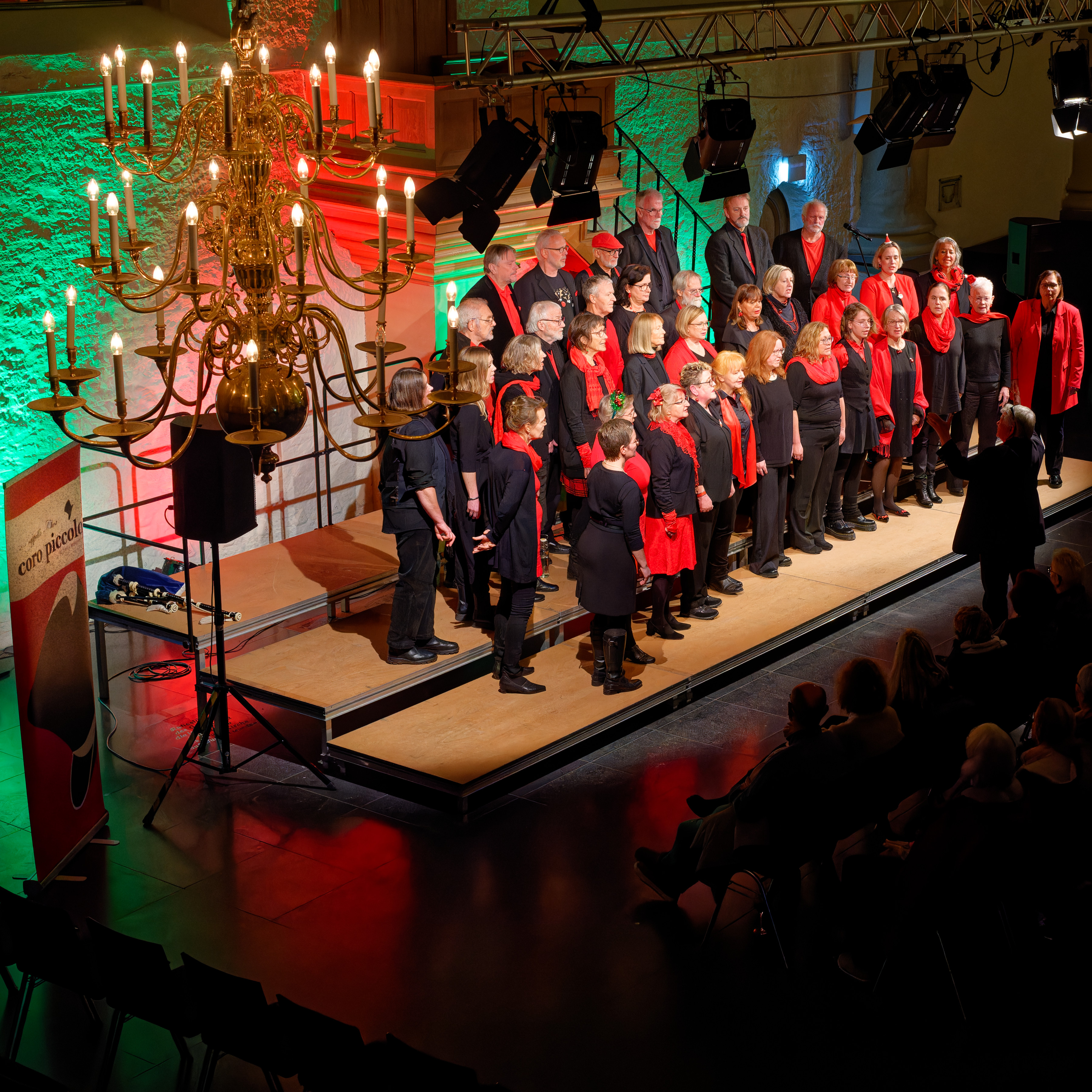 Action im Groden, unser Chor